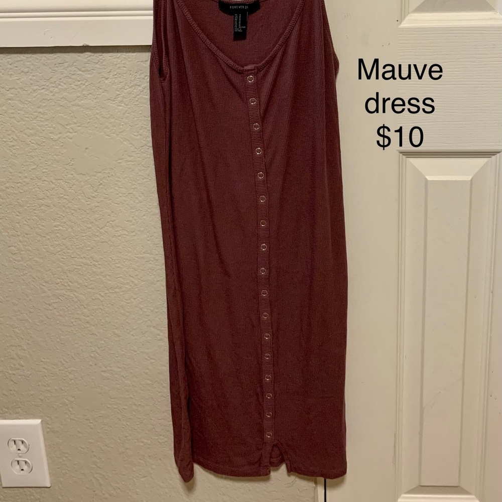 Used forever21 mauve dress size medium